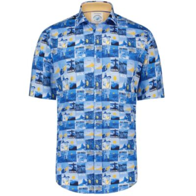 Fish Named Fred Brazil SS Shirt Blue