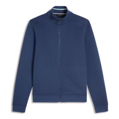 Ted Baker LS Regular Zip Through Dark Blue