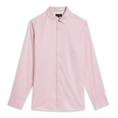 Ted Baker LS Mini Geo Shirt Pink