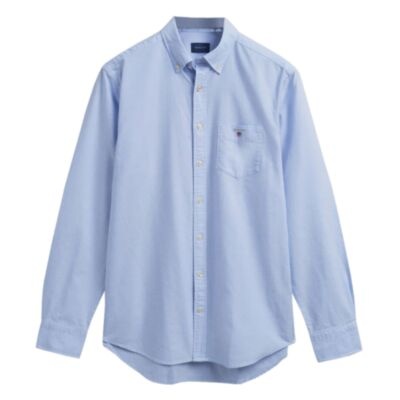 Gant Reg Oxford Shirt BD In Capri Blue