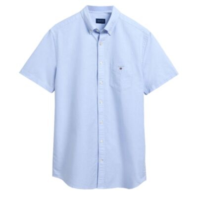 Gant Reg Oxford Shirt SS BD Capri Blue