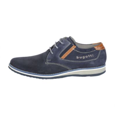 Bugatti Ciro Light Shoe In Navy Suede