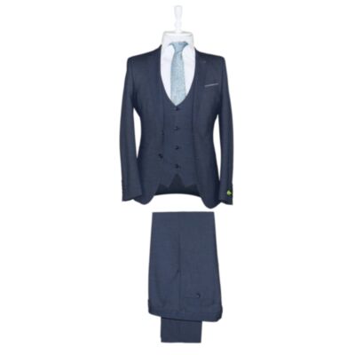 Remus Uomo Lucian DJ Slim 3pc Suit Navy