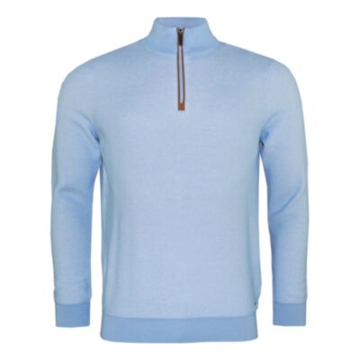 Bugatti Troyer Half Zip Sweat Blue