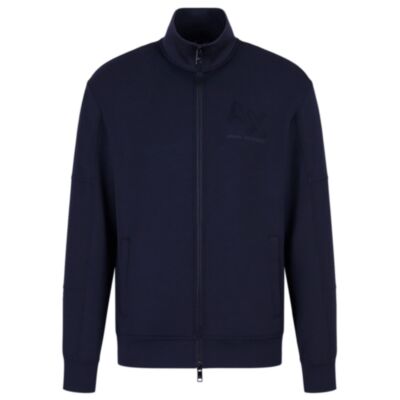 Armani Exchange Full Zip Sweat Navy