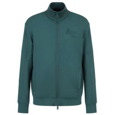 Armani Exchange Full Zip Sweat Green