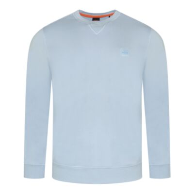 Boss Westart Sweater In Open Blue