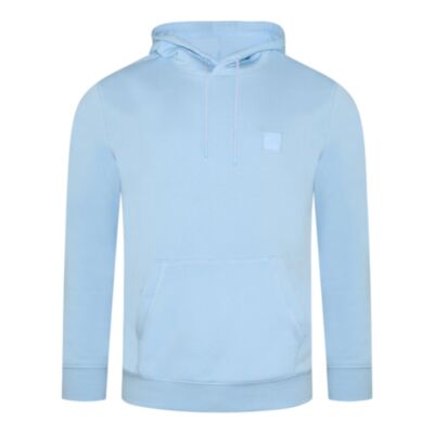 Boss Wetalk Hoodie In Open Blue