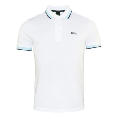 Boss Paddy Polo Shirt In Natural White