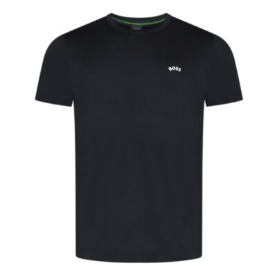 Boss Tee Curved T-Shirt Black
