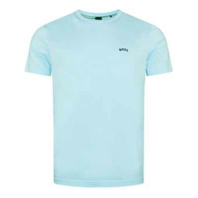 Boss Curved Tee Open Blue