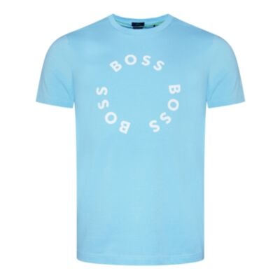 Boss Tee 4 Circle Logo T-Shirt Light Blu