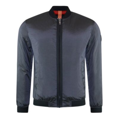 Boss Overse Bomber Jacket Dark Grey