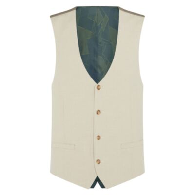 Remus Uomo Laurino Waistcoat Beige