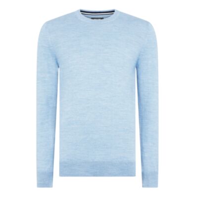 Remus Uomo LS Nk Sweater Lt Blue