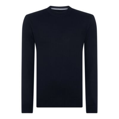 Remus Uomo LS Crew Nk Sweater Navy