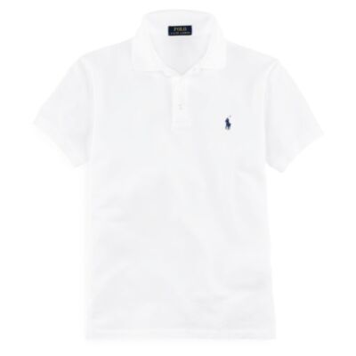 Ralph Lauren Slim Fit Polo White