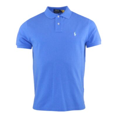 Ralph Lauren Slim Fit Polo In Blue