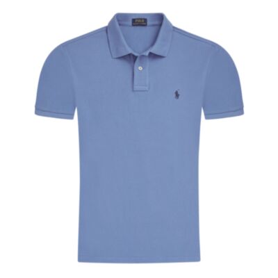 Ralph Lauren SS Mesh Polo Blue Navy