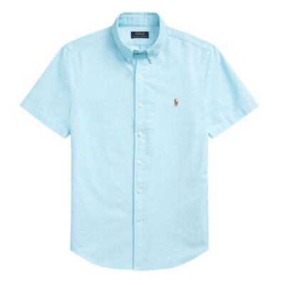 Ralph Lauren SS Oxford Shirt Aqua