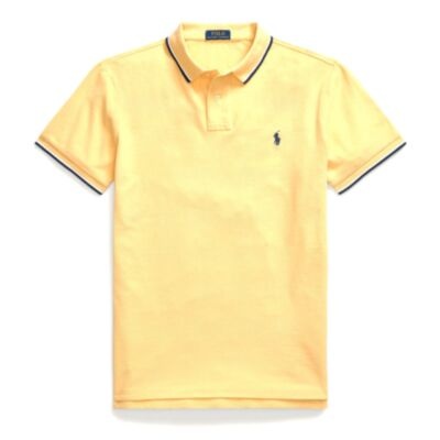 Ralph Lauren Slim Fit Tipped Polo Yellow