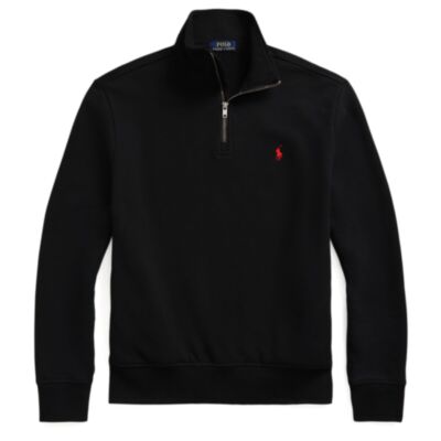 Ralph Lauren Half Zip Sweat Black