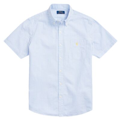 Ralph Lauren Seersucker SS Striped Shirt
