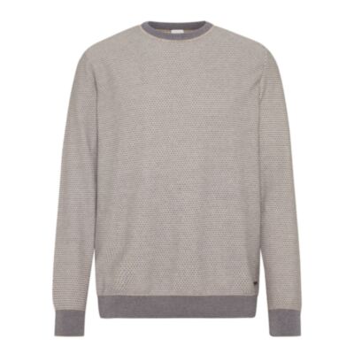 Bugatti Knitted Crew Nk Sweater Beige