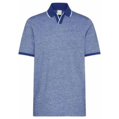 Bugatti Contrast Collar Polo Blue