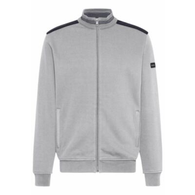 Bugatti Full Zip Knitted Top Ecru