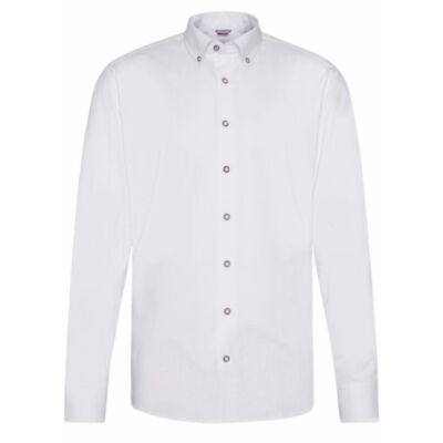 Bugatti Casual LS CB Shirt In White
