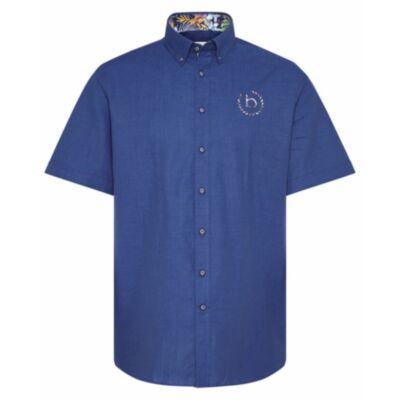 Bugatti Casual SS Logo Shirt Dark Blue