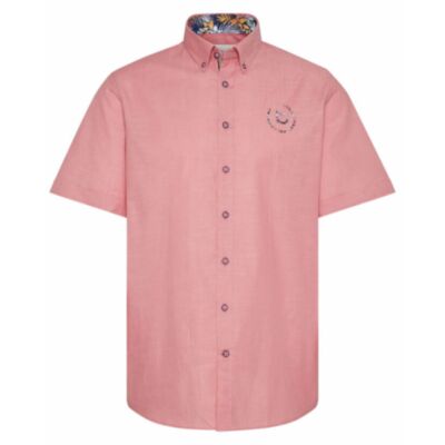 Bugatti Casual SS Logo Shirt Coral