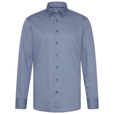 Bugatti Casual LS Shirt Navy Blue