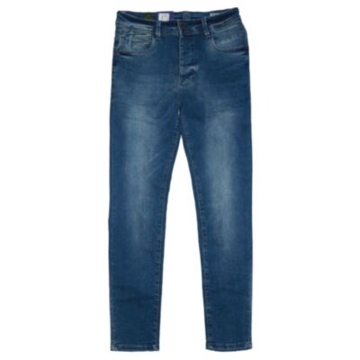 Eto Hyper Stretch Jeans In Light Stone Wash