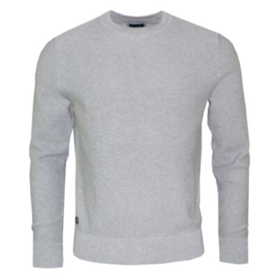 6th Sense Embassy Crew-Nk Knit Grey