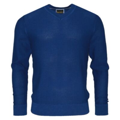 6th Sense Embassy V-Nk Knit In Blue Dept