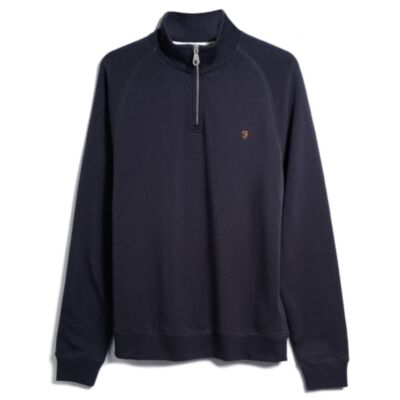 Farah Jim 1/4 Zip Sweater Navy