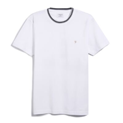 Farah Meadows Ss Tee White
