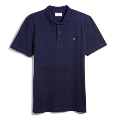 Farah Forster SS Polo Indigo