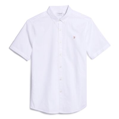 Farah Brewer SS Shirt White