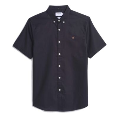 Farah Brewer SS Shirt Navy