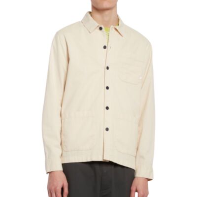 Farah Leckie Overshirt In Cream
