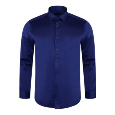 6th Sense Formal Stretch Shirt Royal Blu