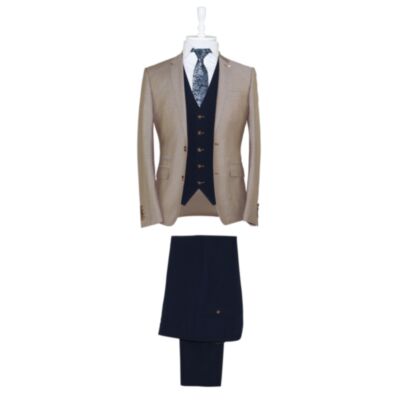 6th Sense 3 Piece Suit Walnut