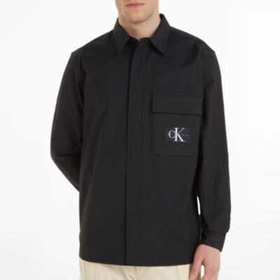 CK Jeans Ripstop Overshirt Black