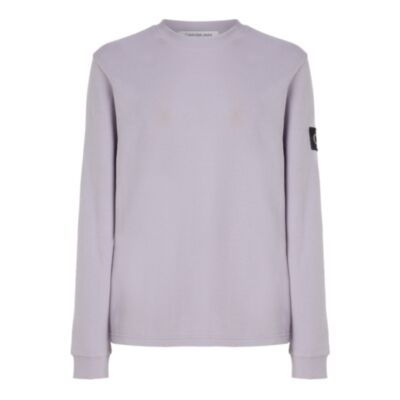 Calvin Klein LS Waffle Tee Lavender Aura