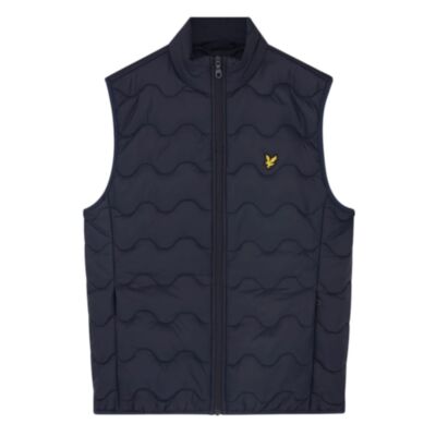 Lyle & Scott Crest Quilted Gilet Dark N
