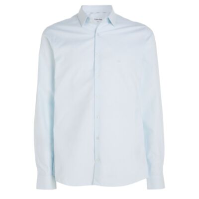Calvin Klein Easy Care Slim Shirt Blue
