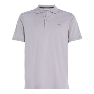Calvin Klein Cotton Slim Polo Dapple Gre